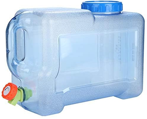 Shoze Camping Water Container with Tap Hiking Water Storage Bucket Portable Carrier 12L for Camp Fishing Picnic BBQ Travel