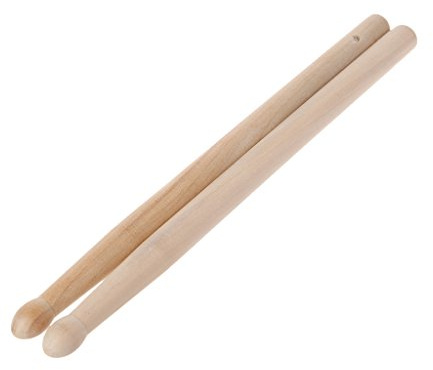 Lily Brown Wood Drumsticks 2pcs Wooden Tip Kids Students Beginners Accessory for Musical Course Learning Accessory Dies for Card Making Sentiments