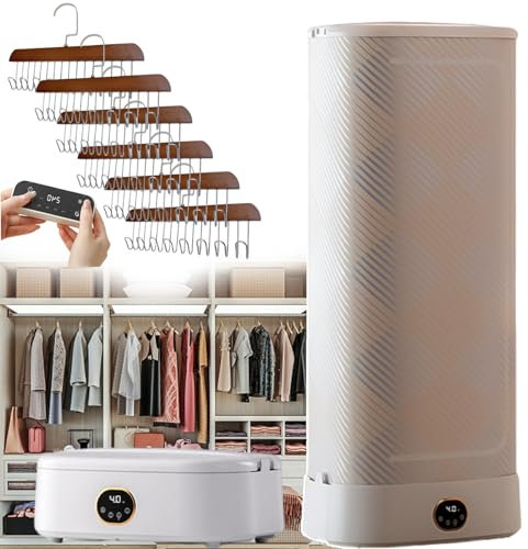 forplubossmmp Secadoras - Planchadora De Vapor Colgante - Secadoras De Ropa Portátiles - Plancha De Vapor Vertical Automática - Máquina para El Cuidado De La Ropa - Pequeño De Secado Rápido Plegable