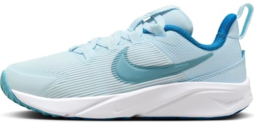 NIKE Shoes Star Runner 4 Zapatillas - Niño/A Pequeño/A, Glacier Blue/Denim Turq-Astronomy Blue, DX7614-404, 28 EU (11C US)