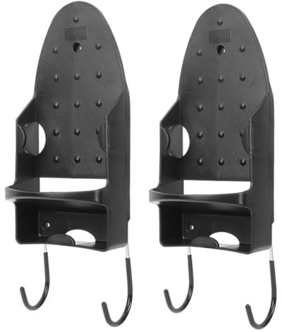 IWOWHERO 2piezas Soporte para Tabla De Planchar Colgador De Pared Ahorra Espacio Fácil De Instalar