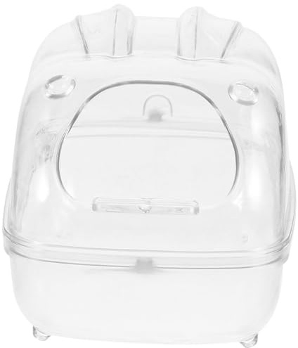 Toyvian Criceto Sabbia Bagno Contenitore per Criceti Piccoli Animali Toilette Vasca da Bagno per Porcellini d Cincillà Topi