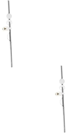 SHINEOFI 2 Pièces Tige de Vidange Évier Inoxydable Tige de Traction Longue Accessoire pour Robinet de Lavabo