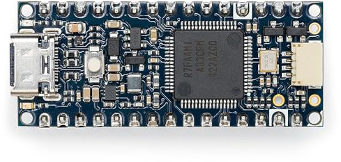 Arduino Nano R4 with Headers [ABX00143] - Compact Renesas RA4M1 Microcontroller Board, Pre-Soldered for Breadboarding, Qwiic Connector, Programmable RGB LED, Compatible IDE
