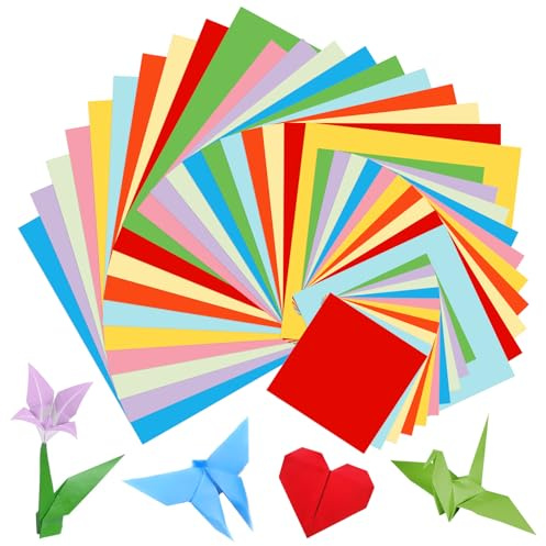 600 Blatt Origami Papier,20x20cm,15x15cm,10x10cm