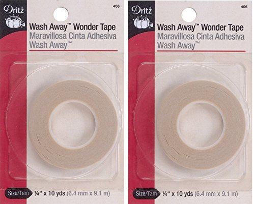 Dritz 406 Wonder Tape 1/4 Zoll von 9.1 Wash Away Wonder Tape