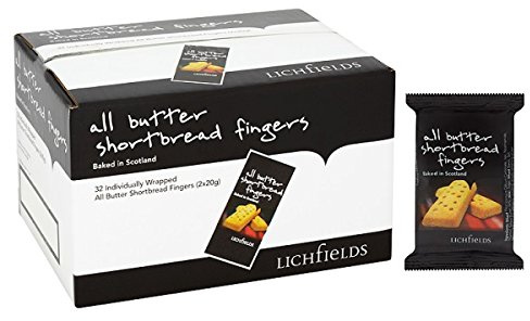 Lichfields All Butter Frollini Fingers 40g (confezione da 32 x 2 x 20g)
