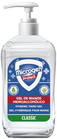 Microgen Protect Gel Hidroalcohólico, Aloe Vera, 500 Mililitro
