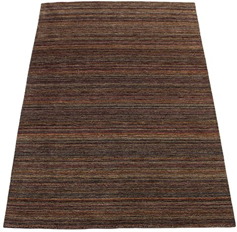 Gabbeh Teppich Compatible with Braun 100% Wolle Orientteppich Handgefertigt 165X235 cm HL174