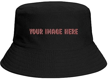 personalisierter Fischerhut Your Image Here Fischermütze für Männer Frauen Geburtstagsgeschenke