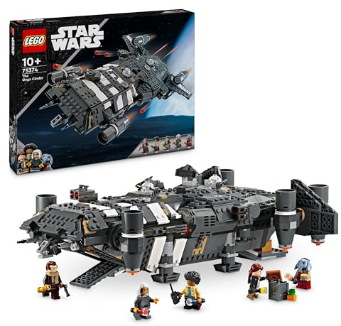 LEGO Star Wars : Skeleton Crew Le Onyx Cinder - Vaisseau Spatial à Collectionner - Jouet de Construction Créative - Le Set Inclut 5 Personnages pour Les Garçons et Les Filles de 10 Ans et Plus 75374