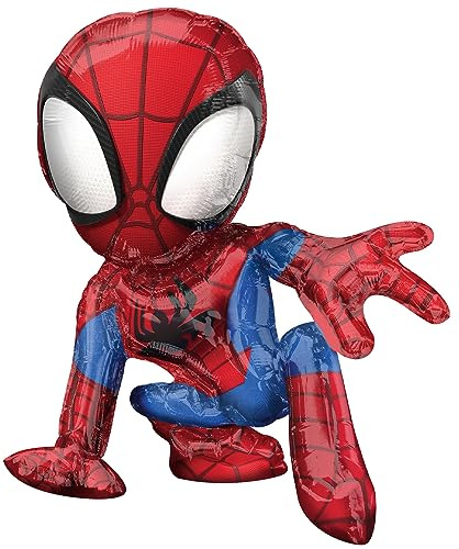 amscan Anagram 4427901 - Officially Licensed Spidey & Friends Foil Sitter Balloon - 16