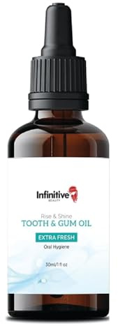Infinitive Beauty Huile Pour Dents Et Gencives - 30ml Soin Dentaire | Bain De Bouche Extra Frais Pour Une Hygiène Buccale Optimale | Huiles Botaniques Naturelles | Soin Des Dents Sensibles