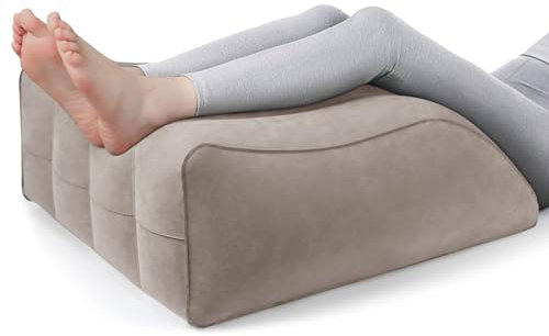Gowkeey Venenkissen Beinhochlagerungskissen, Aufblasbare Keilkissen für Beine, Komfort-Beinkissen zum Schlafen, Beinauflage Stützkissen Verbesserung der Durchblutung und Reduzierung von Schwellungen