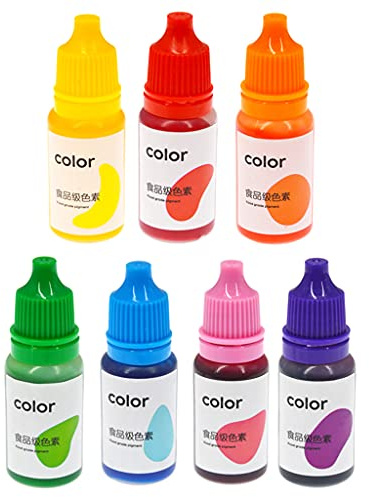 Colorante líquido de resina epoxi, 7 colores, 10 ml, hecho a mano, jabón perfumado