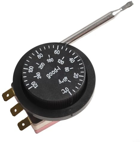 LUCKCDUO Temperaturschalter Kapillarthermostat, Flüssigkeitserweiterungsknopf Temperaturregelung