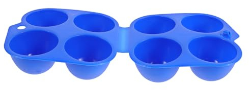 Veemoon Caja de Huevos para Viajes Camping y Picnic Rejillas de Almacenamiento Organizador de Huevos Reutilizable para Refrigerador y Exterior