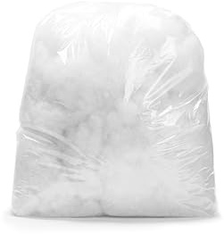 ALMOHADAONLINE-Fibra de Relleno de cojin Microfibra 100% Poliester-Ideal para Rellenar Cojines,Almohadas, Peluches, Decoración de escaparates de Navidad, Nieve Artificial, Tacto Pluma. (10 Kg)