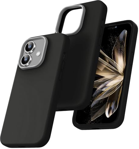 WOWUDI Funda para Motorola Moto G54 5G,Cuero Sintético Delgada con Agarre Firme,antigolpes Antideslizante,Anti Huellas,Funda Protectora Resistente a arañazos -Negro