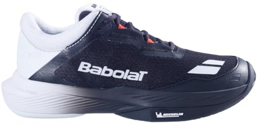 Babolat Men's SFX4 All Court Tennis Shoes, Black/Illusion Blue, 10.5 UK