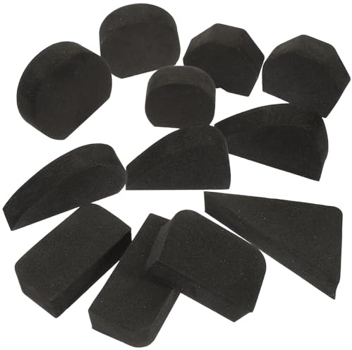 Healeved 12 Moldes para Asas de Taza de Cerámica de Pvc Duradero, Herramientas para Hacer Mangos Formas Variadas, Kit de 12 Piezas para Manualidades de Alfarería y Cerámica