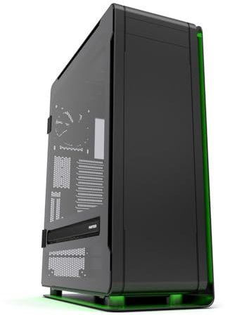 Phanteks Enthoo Elite Full-Tower Negro - Caja de ordenador (Full-Tower, PC, Aluminio, Acero, Vidrio templado, Negro, ATX,EATX,EEB, Juego)