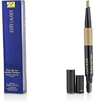 Estée Lauder The Brow Multi-Tasker 3-in-1 Tool | Eyebrow Pencil, Powder and Brush, 01 Blonde