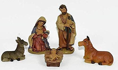 DUE ESSE Mini Presepi 5 PZ NATIVITA' 5 CM PRESEPE NATALE