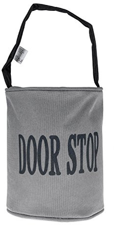 HOMESCAPES Türstopper Sack “Door Stop” Türpuffer mit Schlaufe in Grau 2600g