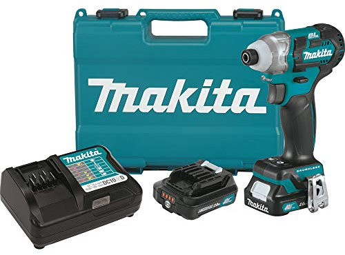 Makita DT04R1 12V Max CXT Lithium-Ion Brushless Cordless Impact Driver Kit (2.0Ah),