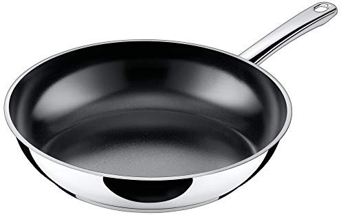 Silit Pfanne Ø 28 cm Edelstahl rostfrei 18/10 antihaftbeschichtet poliert CeraProtect Antihaftbeschichtung induktionsgeeignet Handwäsche
