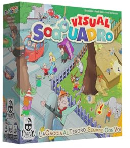 Cranio Creations - Soqquadro Visual | La Caccia al Tesoro per Immagini! - Gioco da Tavolo per Bambini - Età 6+ - Da 2 a 8 Giocatori - Edizione in Lingua Italiana