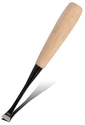 Scalpello per intaglio ad arco per la lavorazione del legno Scalpelli piatti/rotondi di alta qualità per la lavorazione del legno Utensile manuale per bulino fai da te, piatto, 15 mm