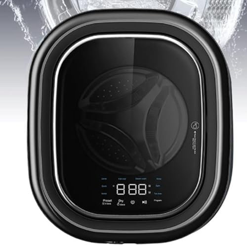 Machine à laver et essoreuse entièrement automatiques, mini laveuse de sous-vêtements 1450 W, laveuse électrique compacte murale, lavage à haute température, pour salle de bain, cuisine