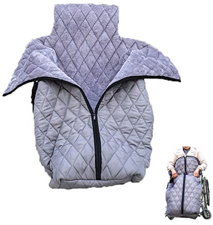 Joyfitness Fußsack für Rollstühle für Erwachsene,Fußsack Rollstuhl,Rollstuhlsack, Fußsack, Schlupfsack,Rollstuhl Winddicht Schlupfsack, Für Alle Rollstühle Wheelchair Accessory