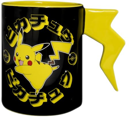 POKEMON - Mug 3D handle - Pikachu lightening bolt