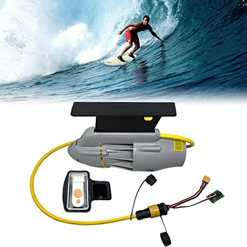KHYTEBV Surfflossen, Elektro-Umrüstsatz für Harte SUPs, 12-V-Batterie, Elektro-Flosse, Stand Up Paddle Board, Surfbrett, Kajak, Surfbrett, Ersatz