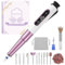Denabuty Ponceuse pour Ongles Sans Fil, 12 en 1 Lime a Ongle Electrique Professionnelle 25000 RPM Kit de Manucure Pédicure avec USB Rechargeable, Ponceuse à Ongles pour Gel Acrylique Ongle DN-2502Z