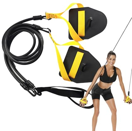 Ba d'exercice résistant à la natation – Bandes de résistance, pagaies de natation, bandes d'exercice | Bandes élastiques d'entraînement de natation, bandes de résistance à la natation avec poignées po