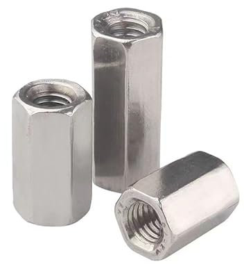 Sechskant-Vollmutter, Sechskant-Vollmuttern, Flanschmuttern, Sechskant-Vollmutter 304 Edelstahl-Sechskantmuttern, Sechskantmutter, Schrauben- und Schraubverbindungsmutter, Stoßverbindungsmutter(M8*13*
