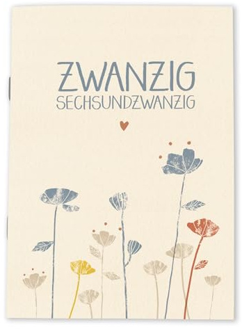Eine der Guten Terminkalender A6 - Kalender 2026, mini Monatsplaner & Notizbuch, kleiner Softcover Taschenkalender Terminplaner, Creme Beige, klimaneutral, FSC Papier