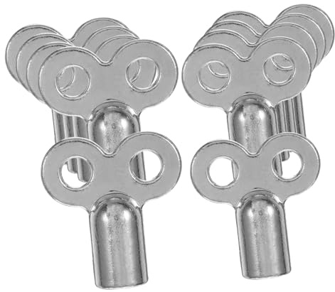 Angoily 10pcs Radiator Bleeding Keys Square Socket Keys for Air Plumbing Tool Radiator Valve for Bleeding Plumbing