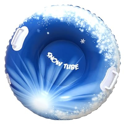 Schneeschlitten für Erwachsene | Aufblasbarer Schneeschlitten mit Griffen, Freizeitspielzeug zum Rodeln und Skaten | Abenteuer Sport Weihnachten Aktivitäten