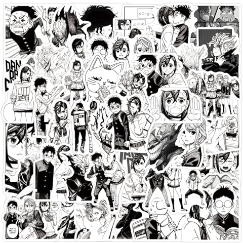50 Stück DAN DA DAN Aufkleber Auto Laptop Telefon Gitarre Skateboard Motorrad Fahrrad Anime Stickers Set Vinyl Wasserdicht Aesthetic Aufkleber für Erwachsene