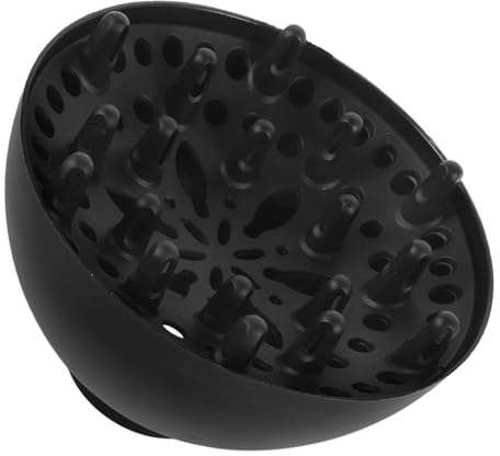HOMSFOU Diffusore per Asciugacapelli 2 Pezzi Testa Diffusore per Chioma Ricci e Mossi Accessorio Phon per Uso Domestico e Salone 4-4.8 Cm Distribuzione Uniforme del Calore