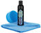 CLEANEXTREME Auto Kunststoffpolitur Set | 200 ml Politur + Polierpad + Poliertuch | Zum Polieren von Kunststoff Scheinwerfer von Auto & Motorrad und Cabrioscheiben Kunststoff Heckscheiben
