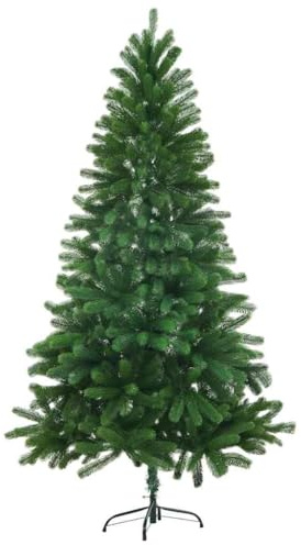 vidaXL Künstlicher Weihnachtsbaum Naturgetreue Nadeln 150 cm Grün