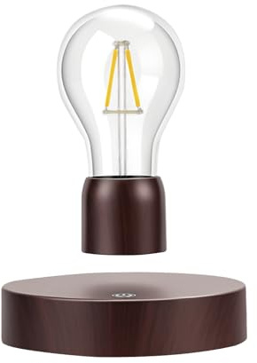 VGAzer Magnetische schwebende, drahtlose LED-Glühbirnen-Tischlampe für einzigartige Geschenke, Raumdekoration, Nachtlicht