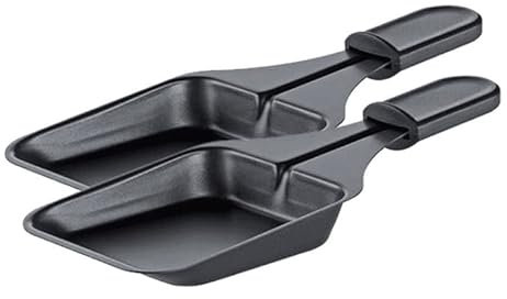 Spring Classic - Juego de 2 sartenes para raclette (9,5 x 8,0 cm, para raclette de Spring Classic, revestimiento antiadherente, mango de plástico