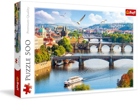 Trefl - Puzzle 500 Teile, Prag, Tschechien, Klassische Puzzles